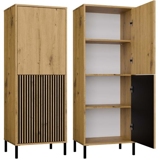 Obrazek Witryna Amaro 2DK Slim dąb artisan