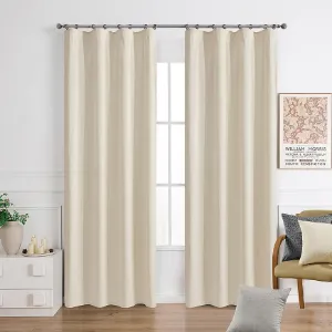 Obrazek Zasłona na taśmie EMMA VET447/1/210GSM 140x250 kremowy