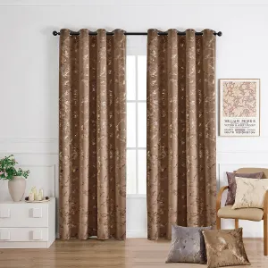 Obrazek Zasłona na przelotkach GOLDY VET479/2/210GSM/140x250 brązowy