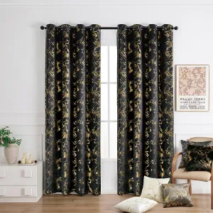 Obrazek Zasłona na przelotkach KLOE VET427/6/210GSM/140x250 czarny