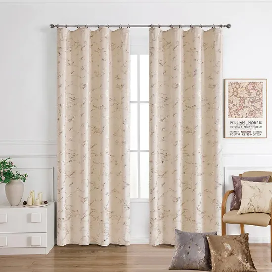 Obrazek Zasłona na taśmie GOLDY VET479/1/210GSM 140x250 kremowy