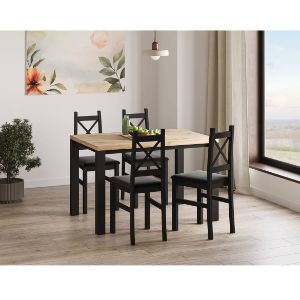 Obrazek Stół Oskar D120 artisan/czarny