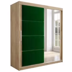Obrazek Szafa Tapi 180 Dąb Sonoma/Zielony