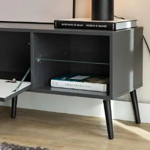 Obrazek Szafka RTV 1K Barcelona antracyt