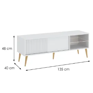 Obrazek Szafka RTV 1K Barcelona biała