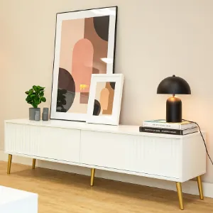 Obrazek Szafka RTV 2K Barcelona biała