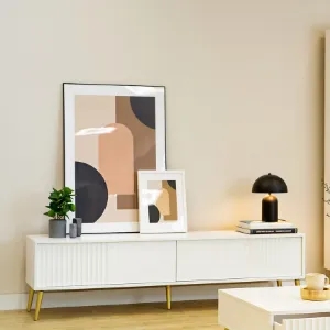 Obrazek Szafka RTV 2K Barcelona biała