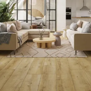 Obrazek Panele podłogowe wodoodporne Dąb Vicenza 7mm AC5 Victory WR 66855