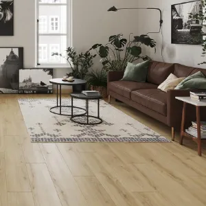 Obrazek Panele podłogowe wodoodporne Dąb Natural 8mm AC5 Ocean WR 66889