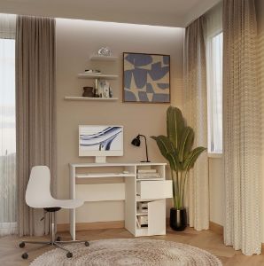 Obrazek Biurko Portos prawe biały