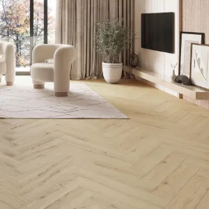 Obrazek Panele podłogowe wodoodporne jodełka Dąb Segura 8mm AC5 Herringbone WR 66882
