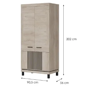 Obrazek Szafa Mati Mi10 Dąb Crem/Cz