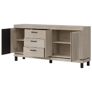 Obrazek Komoda Mati Mi05 Dąb Crem/Czarny