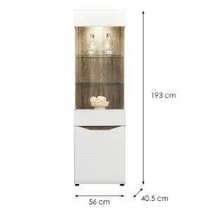 Obrazek Witryna Lionel Li06 Dąb S./ Biały