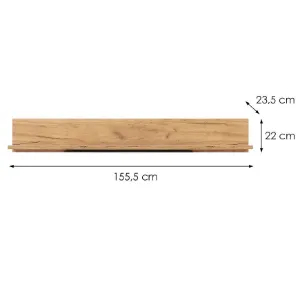 Obrazek Półka Snobi Sb12 Dąb Craft/Biel Alpejska