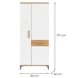 Obrazek Szafa Snobi Sb11 Dąb Craft/Biel Alpejska