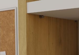 Obrazek Regał Basic 50 dąb artisan/biały