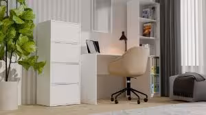 Obrazek Komoda Malwa 4D biały