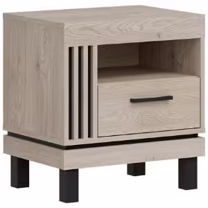 Obrazek Szafka Nocna Mati Mi19 Dąb Crem/Cz