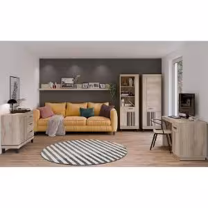 Obrazek Szafka Nocna Mati Mi19 Dąb Crem/Cz