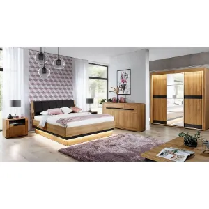 Obrazek Szafka Nocna P York Y-17 Dąb/Grafit