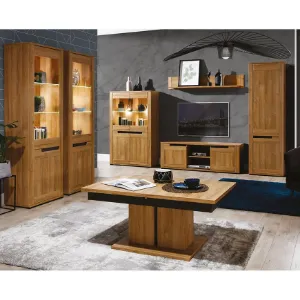 Obrazek Kredens York Y-4 Dąb/Grafit