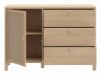 Obrazek Komoda jednodrzwiowa z szufladami Nortado