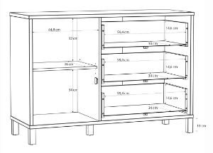 Obrazek Komoda Nortado RTTK122L