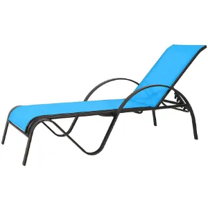 Obrazek Leżak ogrodowy Lagos niebieski