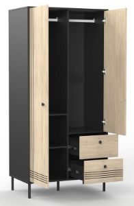Obrazek Szafa dwudrzwiowa z szufladami Quel typ 1