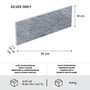 Obrazek Kamień Naturalny Silver Grey