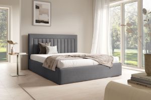 Obrazek Łóżko tapicerowane Sorella 140x200 szary