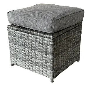 Obrazek Komplet technorattanowy Napoli szary