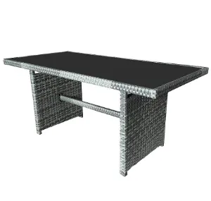 Obrazek Komplet technorattanowy Napoli szary