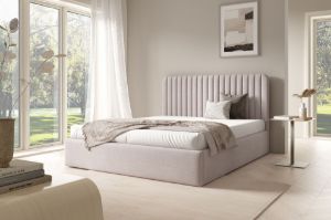 Obrazek Łóżko tapicerowane Dormi 140x200 kremowy