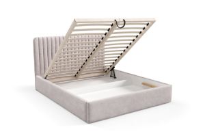 Obrazek Łóżko tapicerowane Dormi 140x200 kremowy