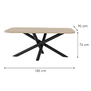 Obrazek Stół Oslo 185x90cm Dąb Lindberg