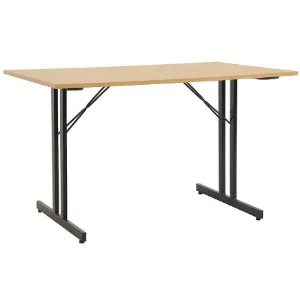 Obrazek Stół Składany Marius 9573 150 Cm naturalny/czarny