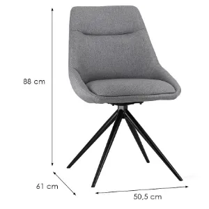 Obrazek Krzesło Everly 9591 szare