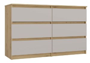 Obrazek Komoda Umo P6 120 dąb artisan/kaszmir