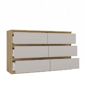 Obrazek Komoda Umo P6 120 dąb artisan/kaszmir