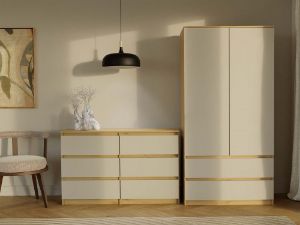 Obrazek Komoda Umo P6 120 dąb artisan/kaszmir