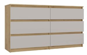 Obrazek Komoda Umo P6 140 dąb artisan/kaszmir