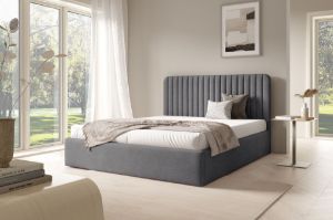 Obrazek Łóżko tapicerowane Dormi 180x200 szary