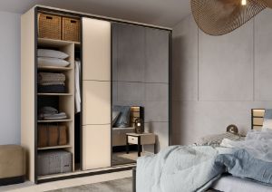 Obrazek Szafa przesuwna 220 z lustrem Enna EN-01