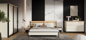 Obrazek Szafa przesuwna 220 z lustrem Enna EN-01