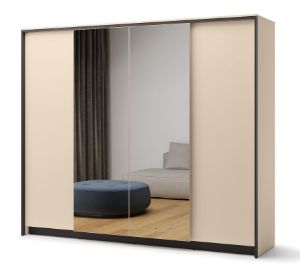 Obrazek Szafa czterodrzwiowa 250 z lustrem Enna EN-06