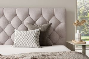 Obrazek Łóżko tapicerowane Sonno 140x200 kremowy