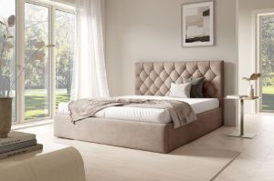 Obrazek Łóżko tapicerowane Sonno 140x200 beżowy
