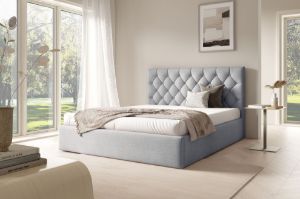 Obrazek Łóżko tapicerowane Sonno 160x200 popielaty